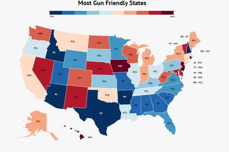 Image of a divided road sign symbolizing the debate between gun rights and public safety.