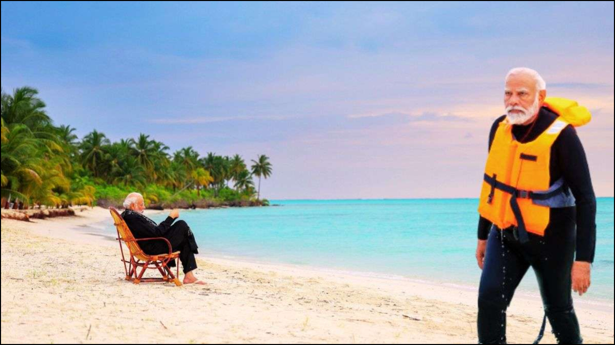 A serene Maldivian resort empty, awaiting the return of Indian tourists.