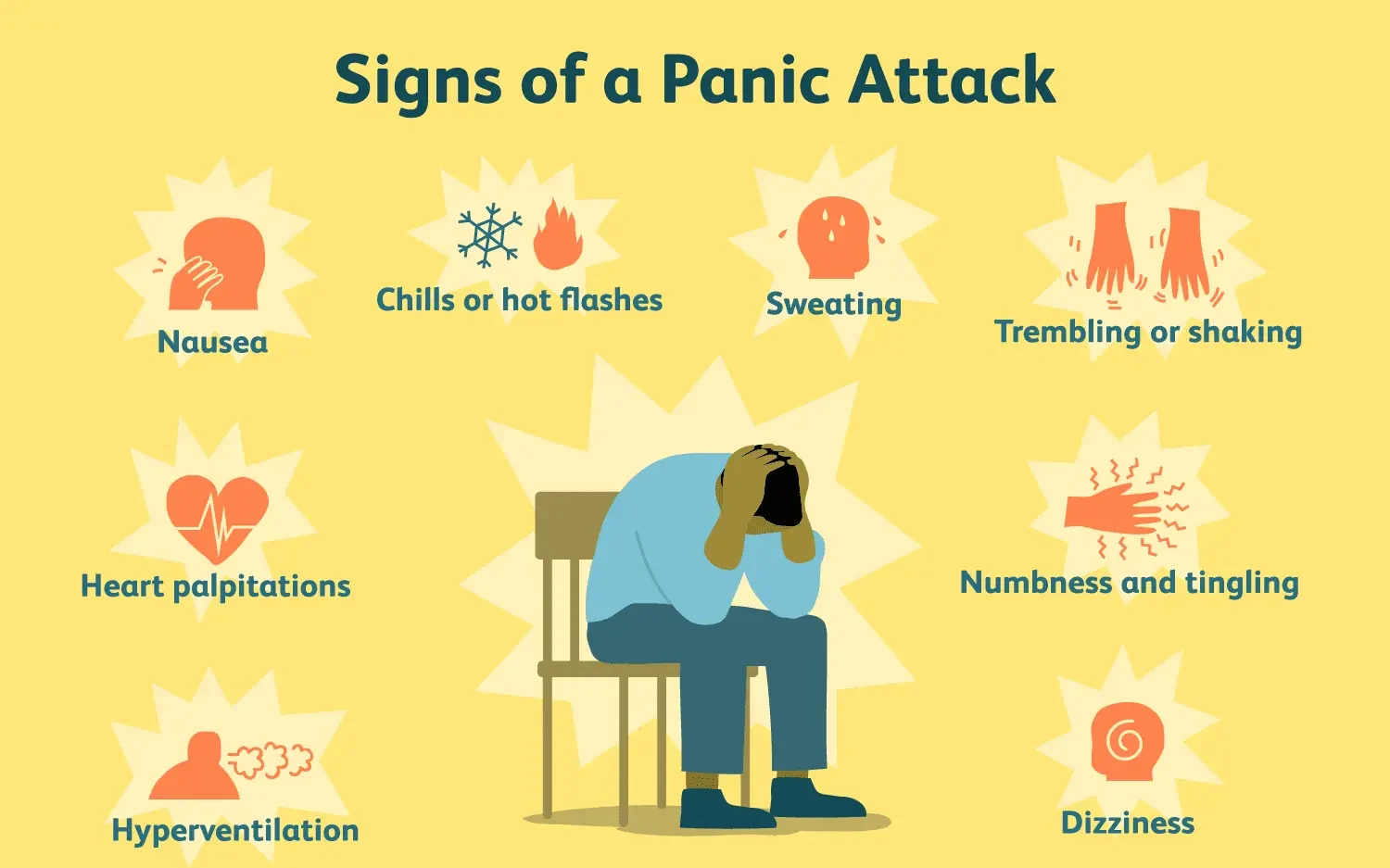 A crowded room with people, depicting a common trigger for panic attacks.