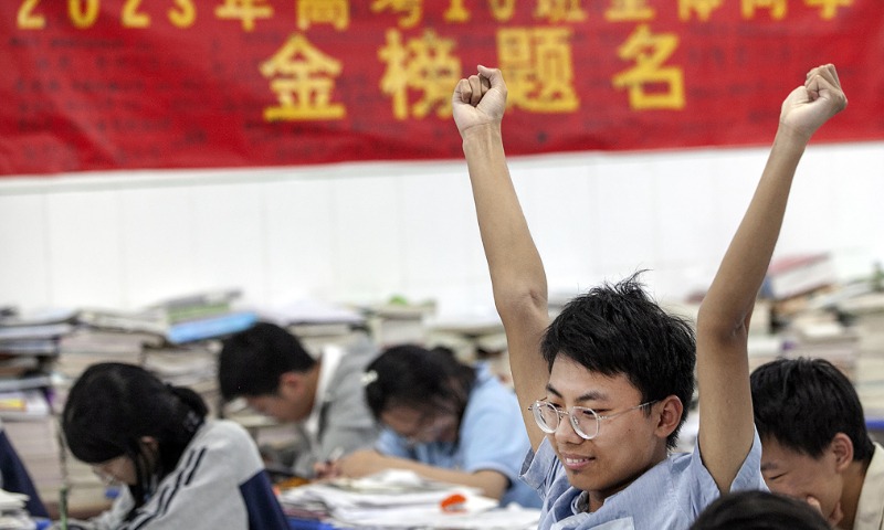 Anxiety and stress during the Gaokao exam in China. 