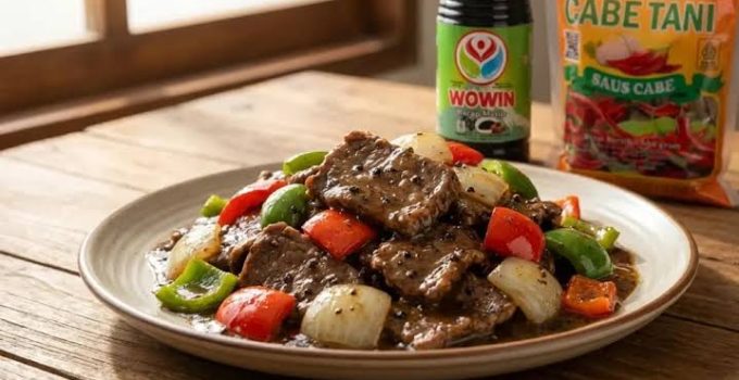 Daging Sapi Lada Hitam, Hidangan Aromatik yang Selalu Menggugah Selera di Setiap Kesempatan